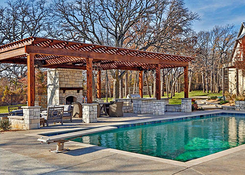 鄉(xiāng)村私家別墅庭院設計實景圖欣賞